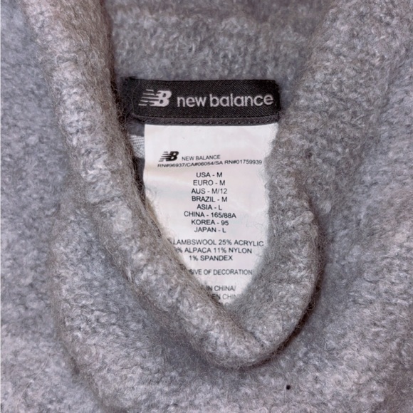 New Balance Women's Gray Hooded Sweater - Picture 3 of 3